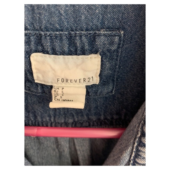 Forever 21 chambray button down. Size Small - Picture 2 of 3